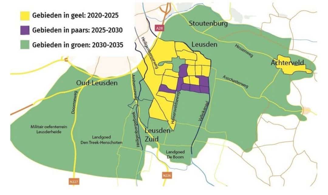 Wijkwarmteplannen voor een aardgasvrij Leusden
